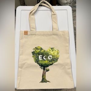 ECO Canvas Bag Tote, Heart Tree, by “Love of Fashion” NEW